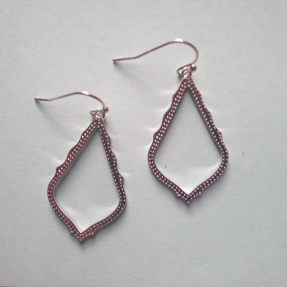 Kendra Scott Silver Geometric Earrings